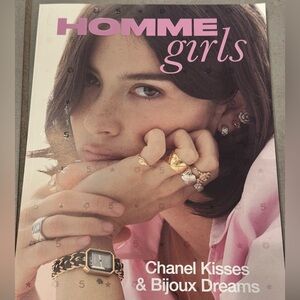 HOMME GIRLS  HG X CHANEL KISSES BIJOUX DREAMS MAGAZINE-GRACIE ABRAMS Collectors